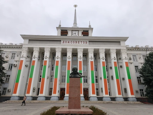 City hall or House of Soviets at TIraspol