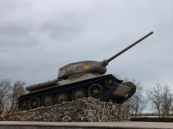 The Tank Monument in Tiraspol