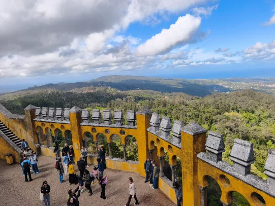 Beautiful view within the Pena Palace