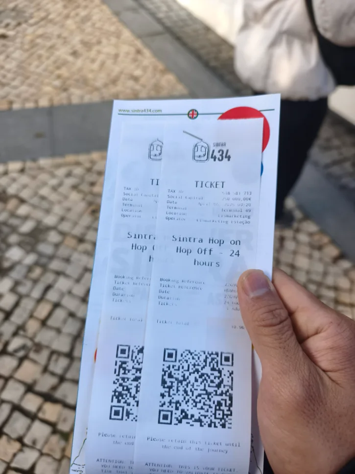 Remeber to keep your 24 hour Sintra bus ticket